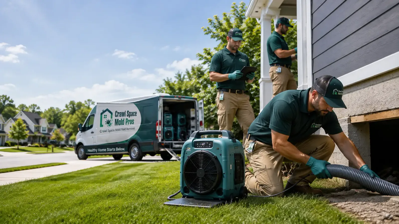 Crawl Space Mold Removal in Randall, KS